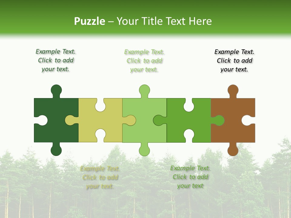 Tree Wood Sunny PowerPoint Template