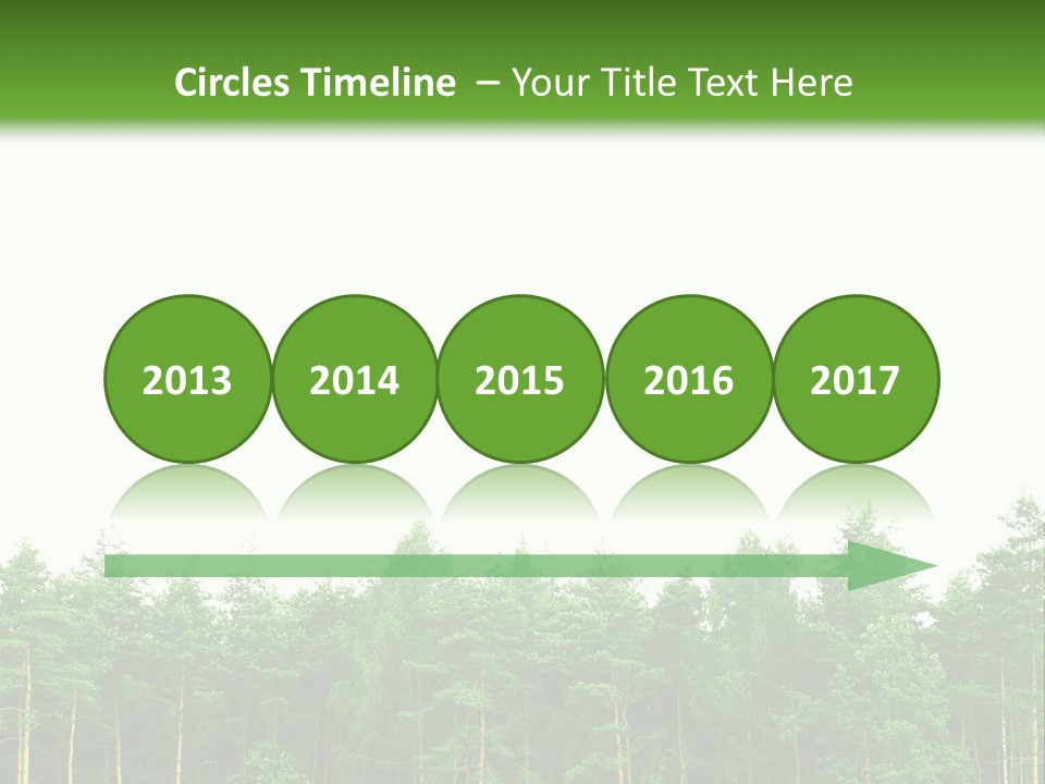 Tree Wood Sunny PowerPoint Template