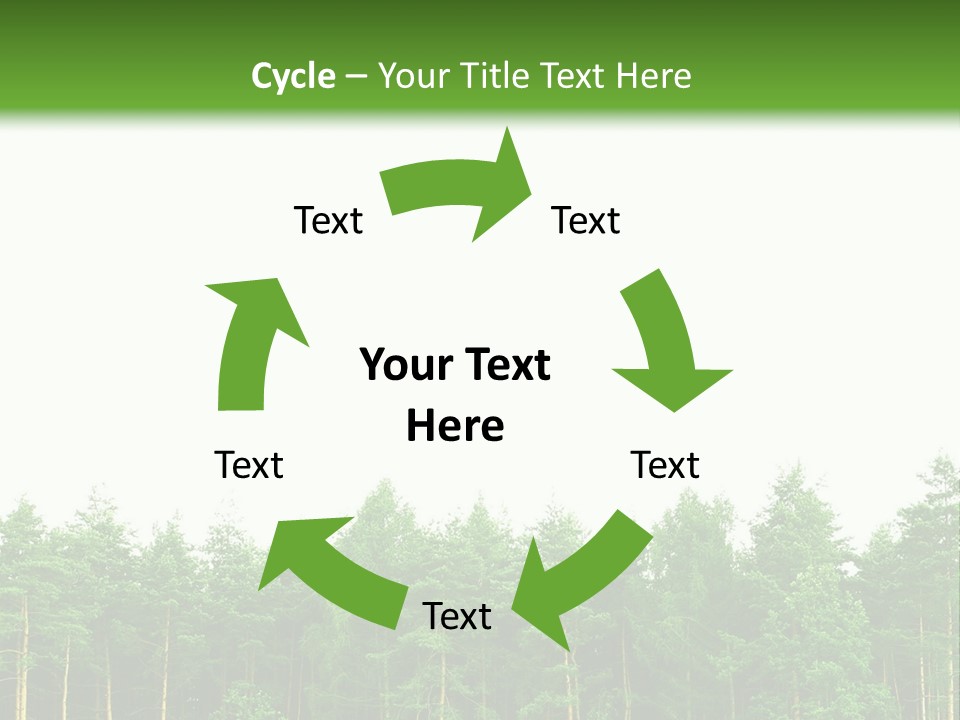 Tree Wood Sunny PowerPoint Template