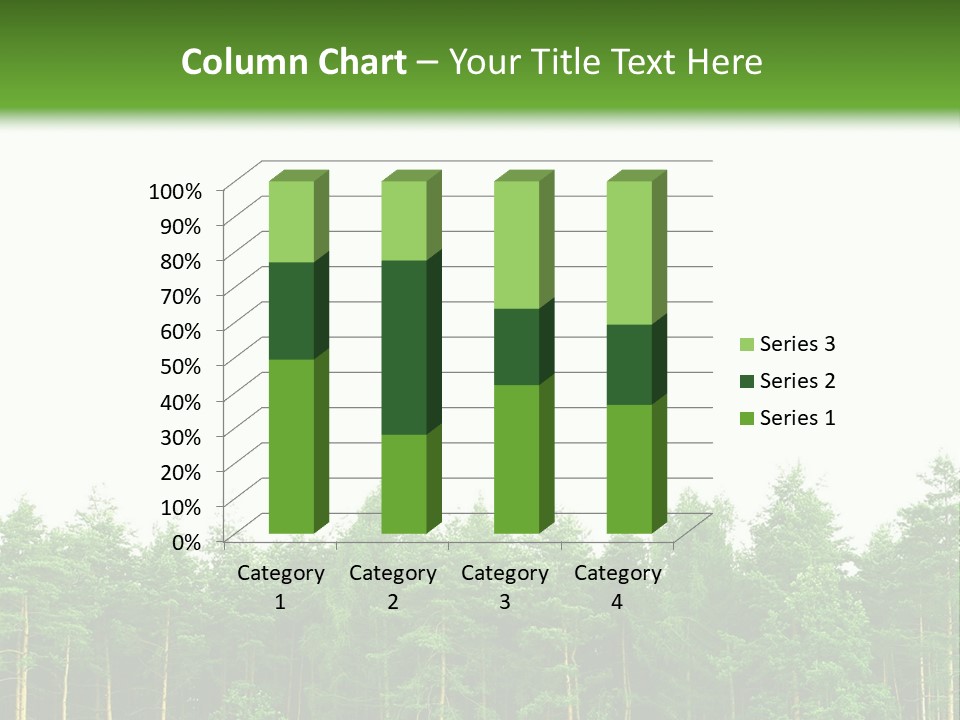 Tree Wood Sunny PowerPoint Template