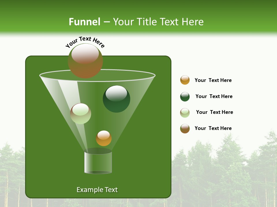 Tree Wood Sunny PowerPoint Template