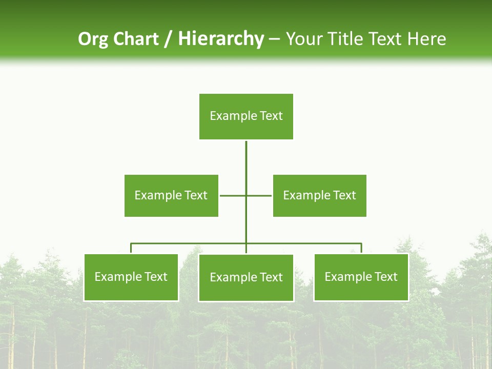Tree Wood Sunny PowerPoint Template