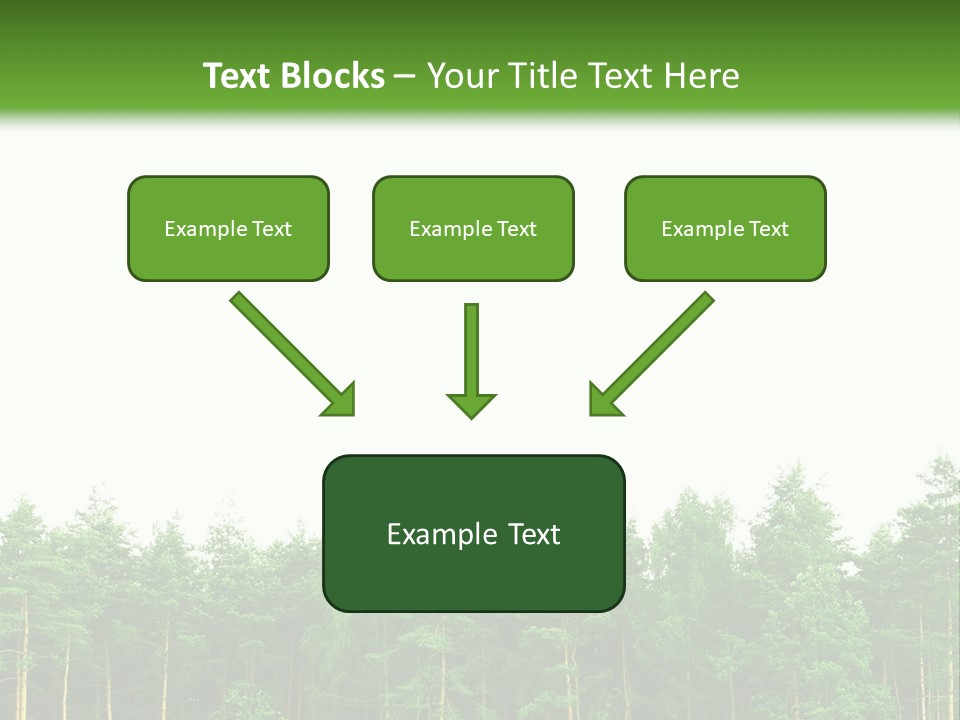 Tree Wood Sunny PowerPoint Template