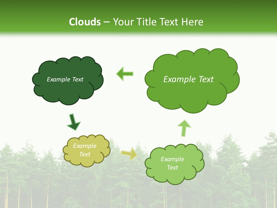 Tree Wood Sunny PowerPoint Template