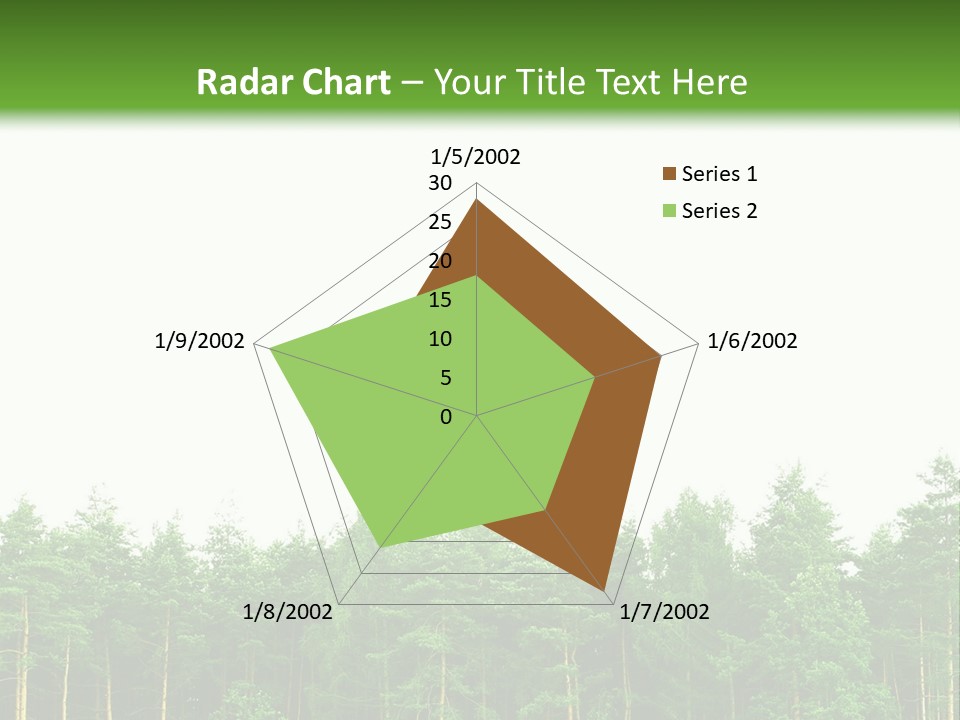 Tree Wood Sunny PowerPoint Template