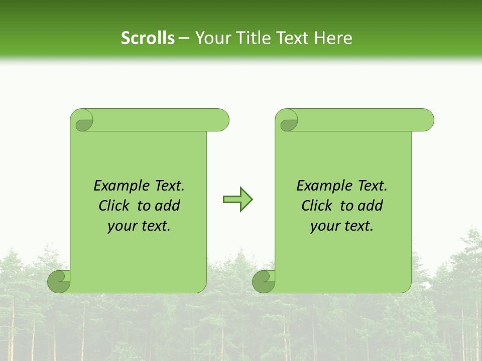 Tree Wood Sunny PowerPoint Template