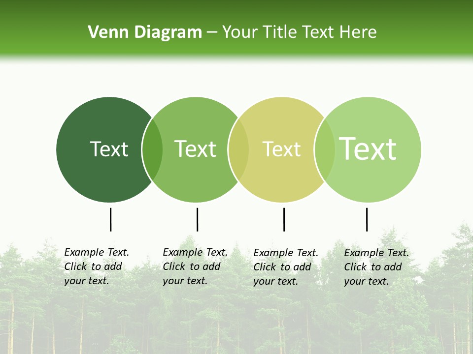 Tree Wood Sunny PowerPoint Template