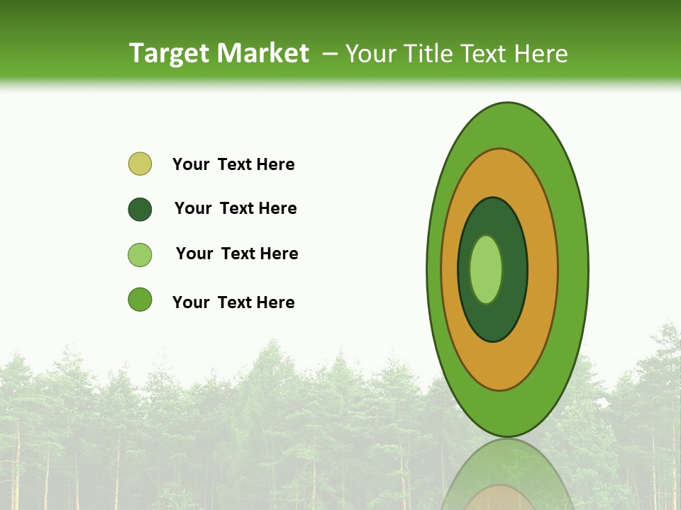 Tree Wood Sunny PowerPoint Template