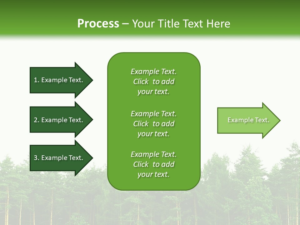 Tree Wood Sunny PowerPoint Template