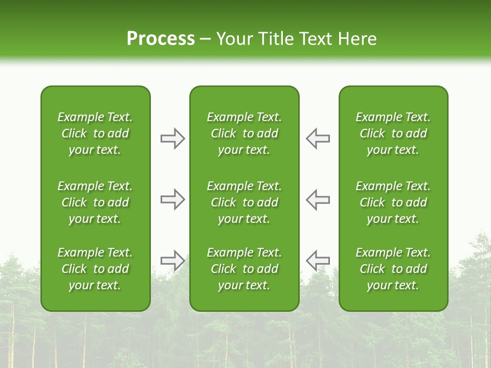 Tree Wood Sunny PowerPoint Template
