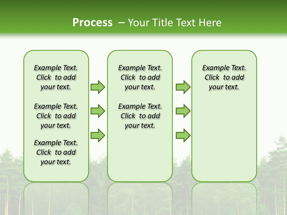 Tree Wood Sunny PowerPoint Template