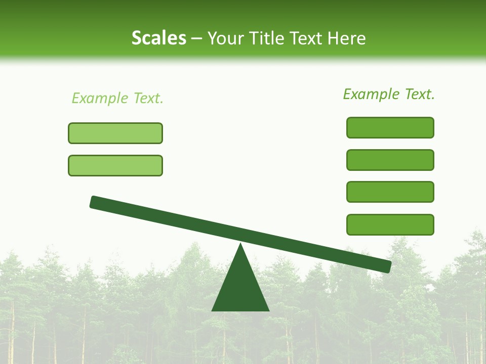 Tree Wood Sunny PowerPoint Template