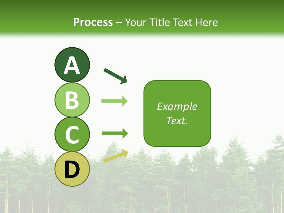 Tree Wood Sunny PowerPoint Template