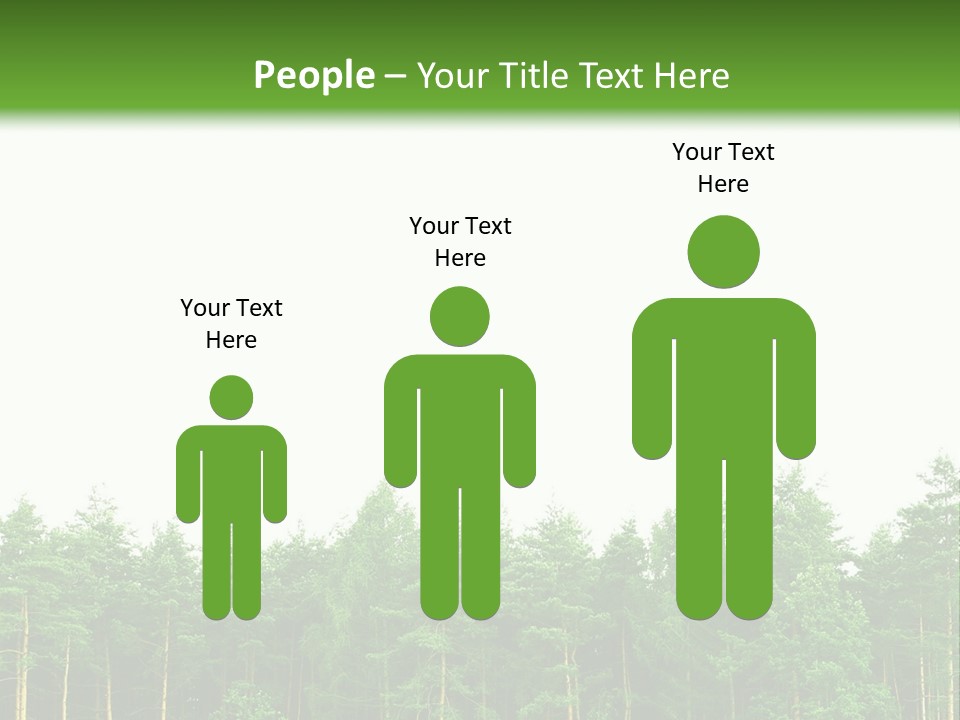 Tree Wood Sunny PowerPoint Template