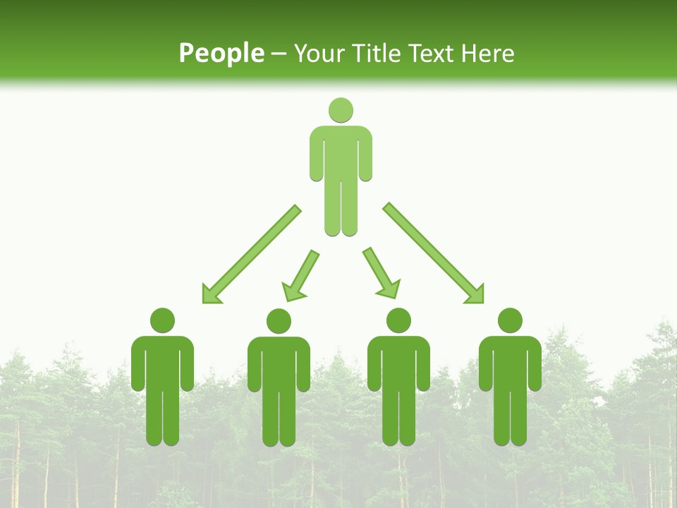 Tree Wood Sunny PowerPoint Template