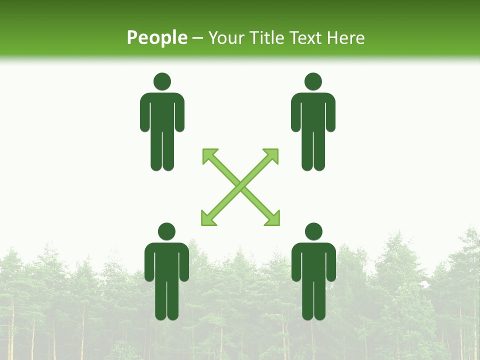 Tree Wood Sunny PowerPoint Template