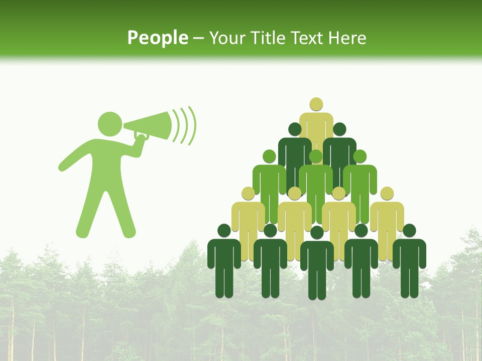 Tree Wood Sunny PowerPoint Template