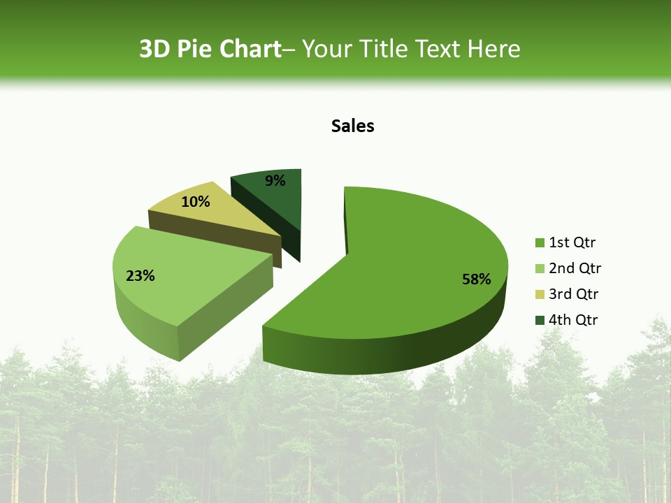 Tree Wood Sunny PowerPoint Template