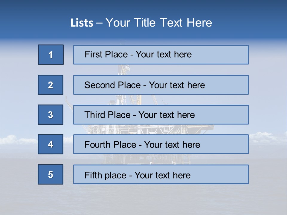 Pacific Black Exploration PowerPoint Template