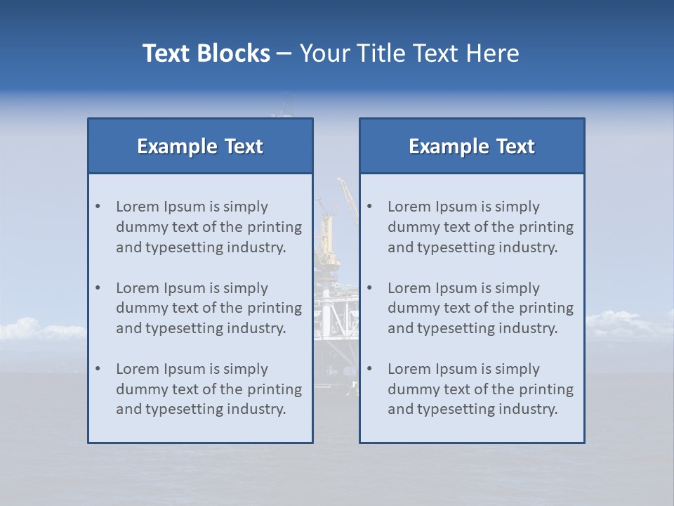 Pacific Black Exploration PowerPoint Template