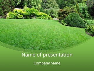 Formal Residential Parkland PowerPoint Template