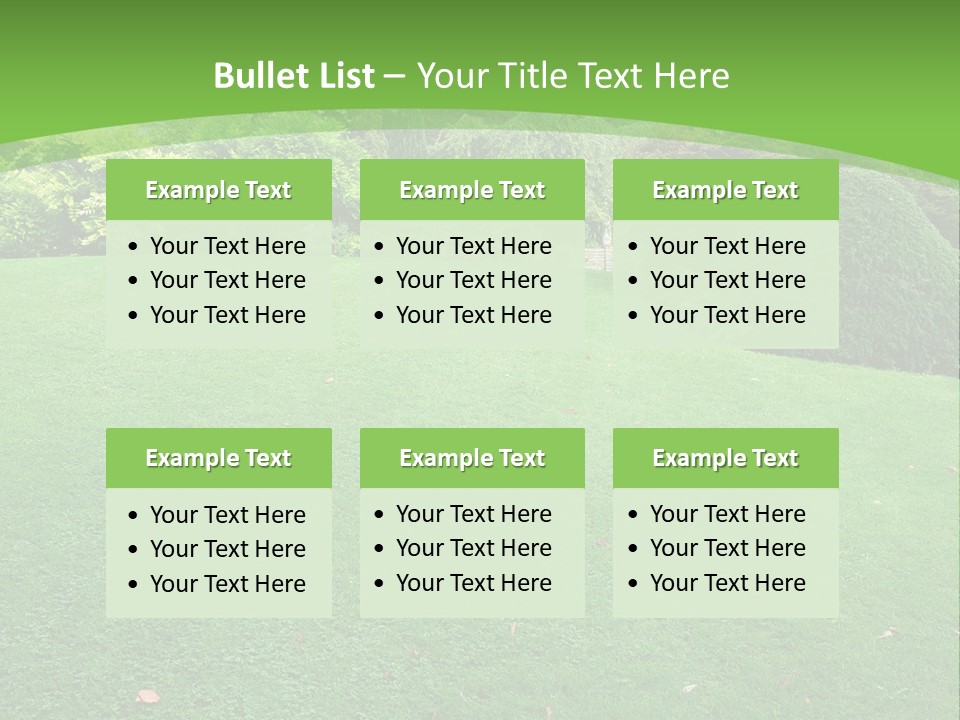 Formal Residential Parkland PowerPoint Template