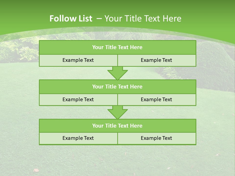 Formal Residential Parkland PowerPoint Template