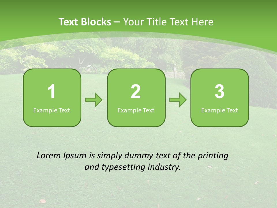 Formal Residential Parkland PowerPoint Template
