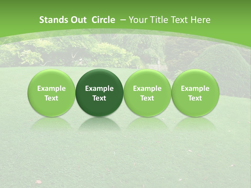 Formal Residential Parkland PowerPoint Template