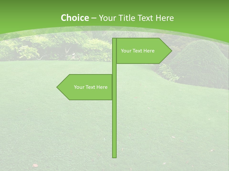 Formal Residential Parkland PowerPoint Template