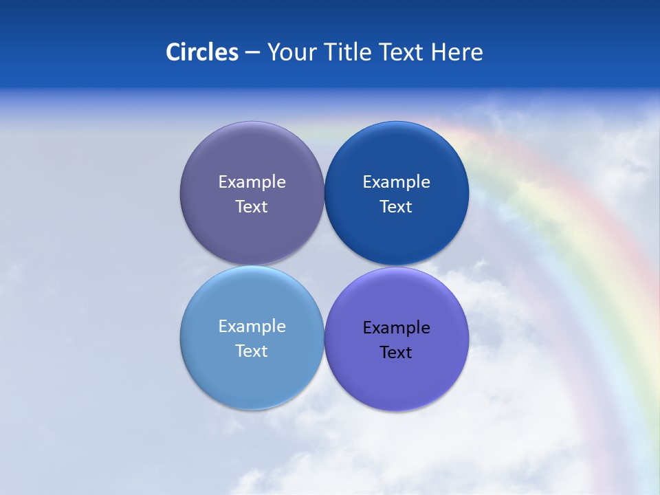 Beautiful Rainbow PowerPoint Template
