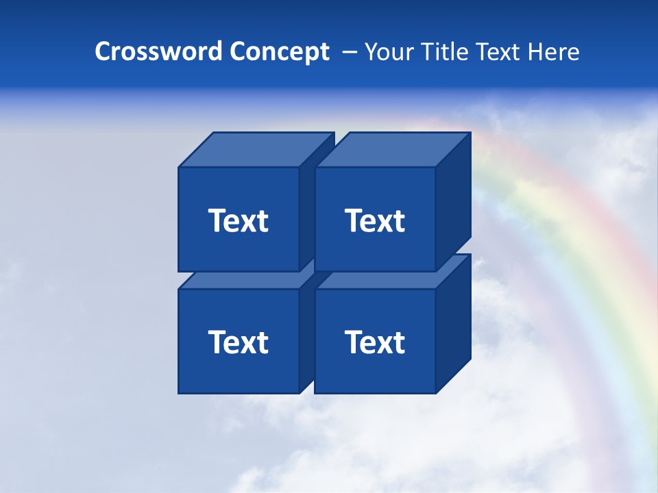 Beautiful Rainbow PowerPoint Template