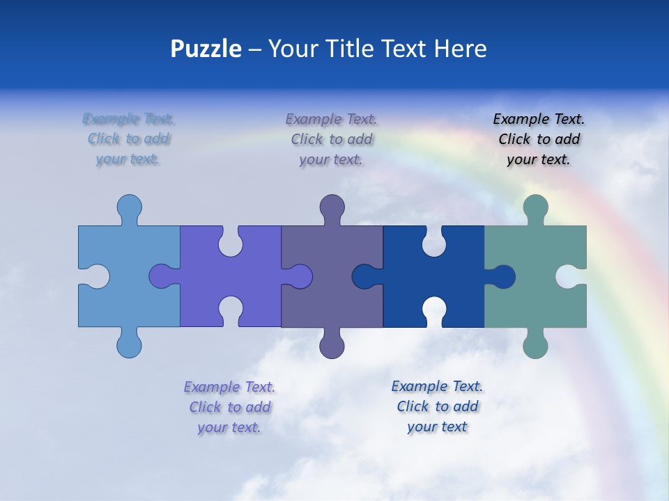 Beautiful Rainbow PowerPoint Template