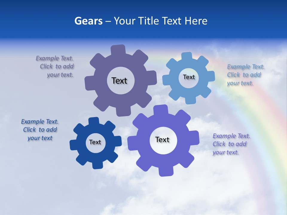 Beautiful Rainbow PowerPoint Template