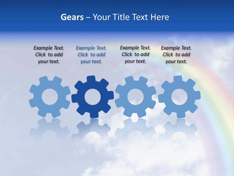 Beautiful Rainbow PowerPoint Template