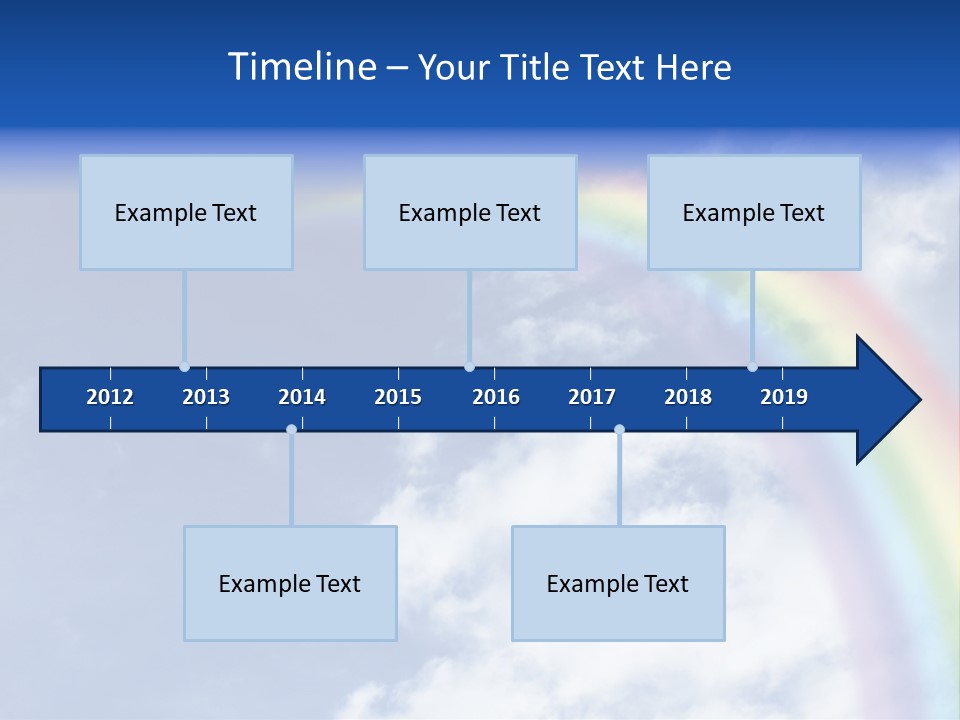 Beautiful Rainbow PowerPoint Template