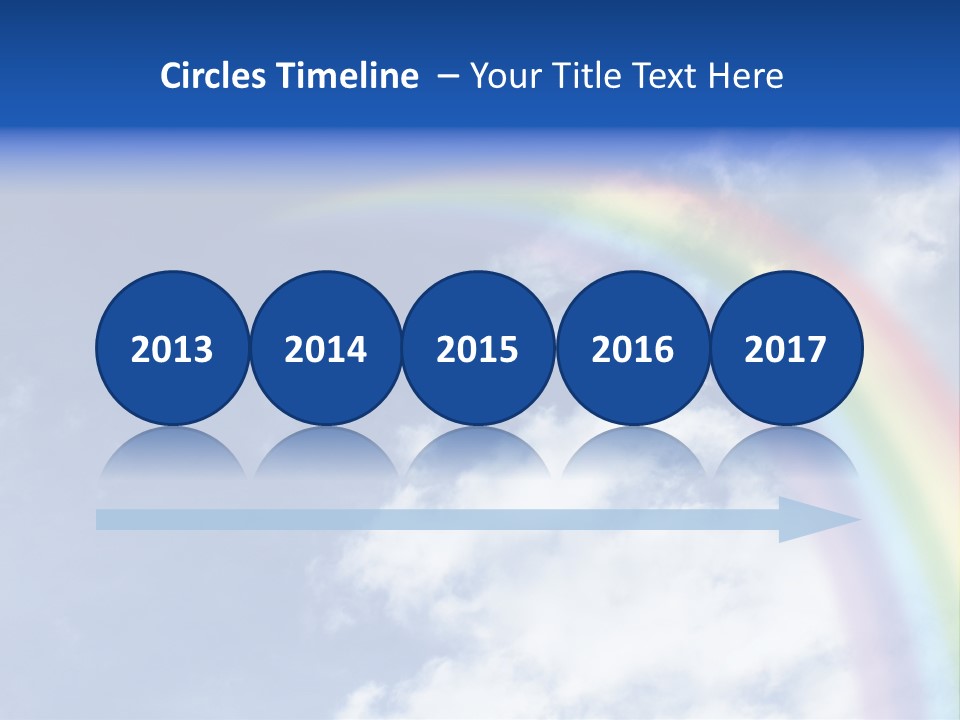 Beautiful Rainbow PowerPoint Template