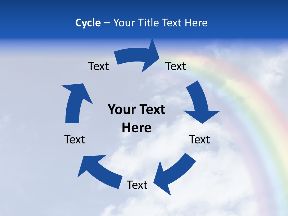Beautiful Rainbow PowerPoint Template