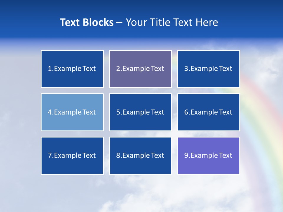 Beautiful Rainbow PowerPoint Template