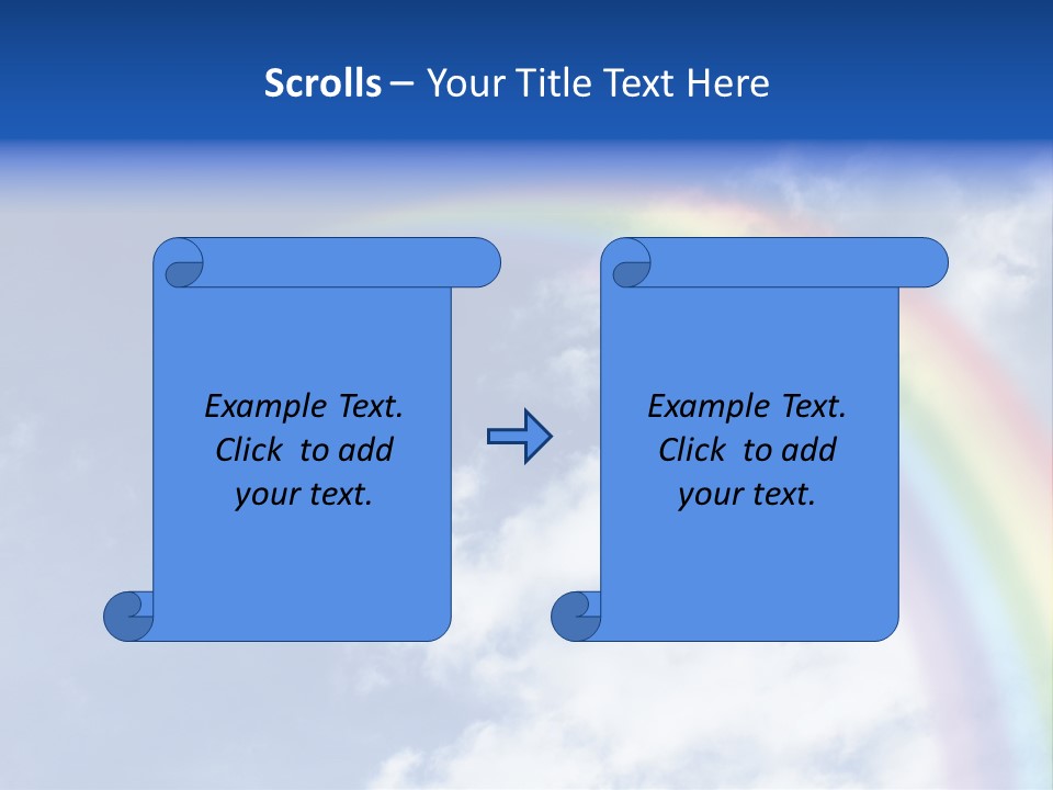 Beautiful Rainbow PowerPoint Template
