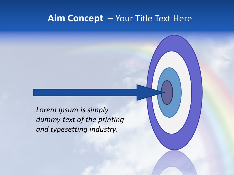 Beautiful Rainbow PowerPoint Template