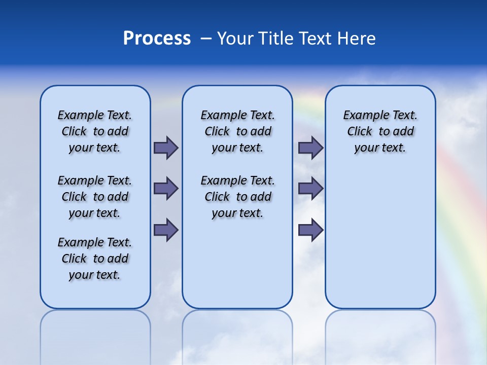 Beautiful Rainbow PowerPoint Template