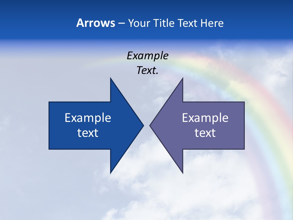 Beautiful Rainbow PowerPoint Template