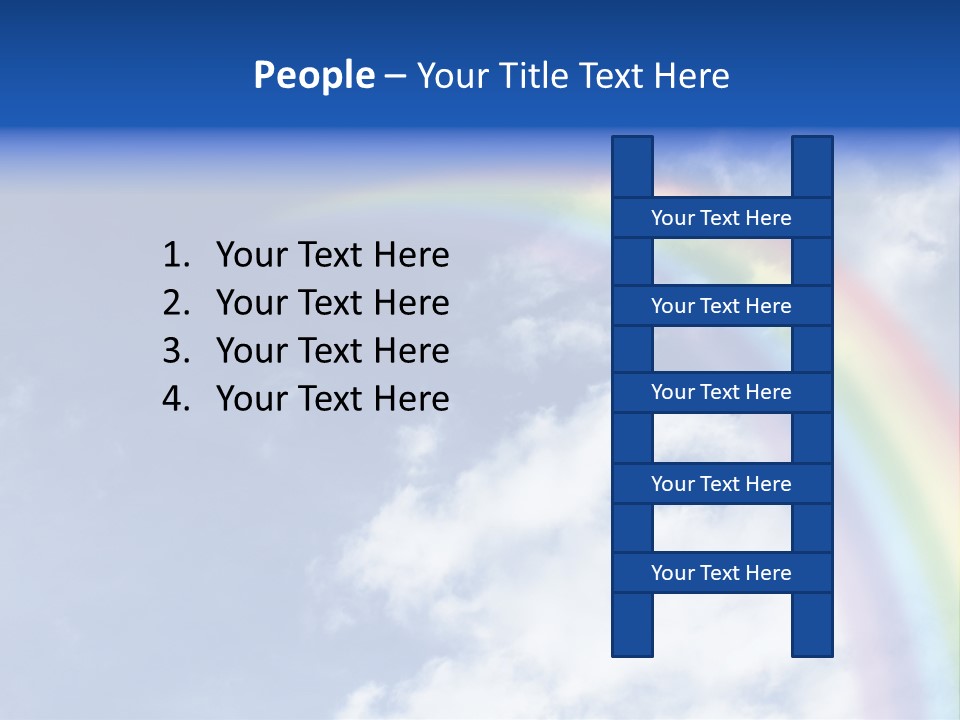 Beautiful Rainbow PowerPoint Template