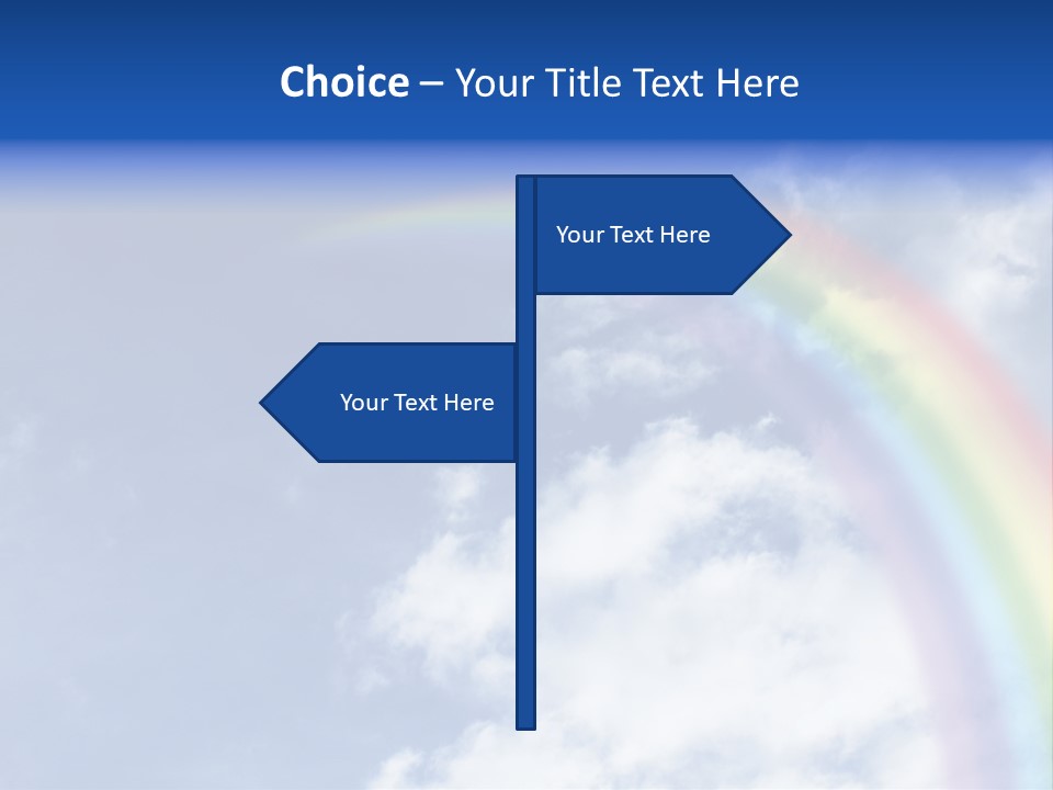 Beautiful Rainbow PowerPoint Template