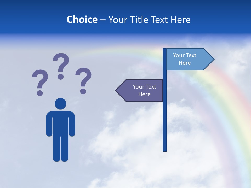 Beautiful Rainbow PowerPoint Template
