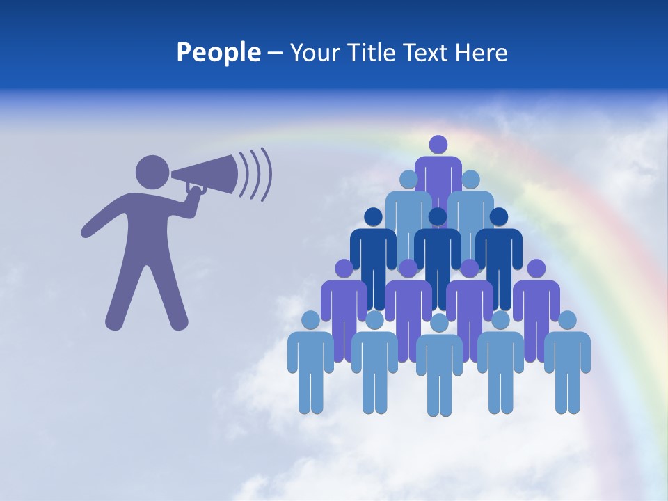 Beautiful Rainbow PowerPoint Template