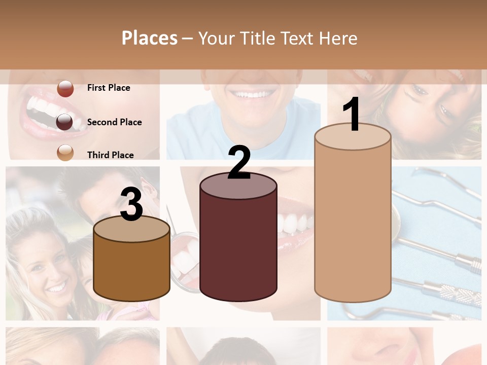 Boy Tooth Elderly PowerPoint Template