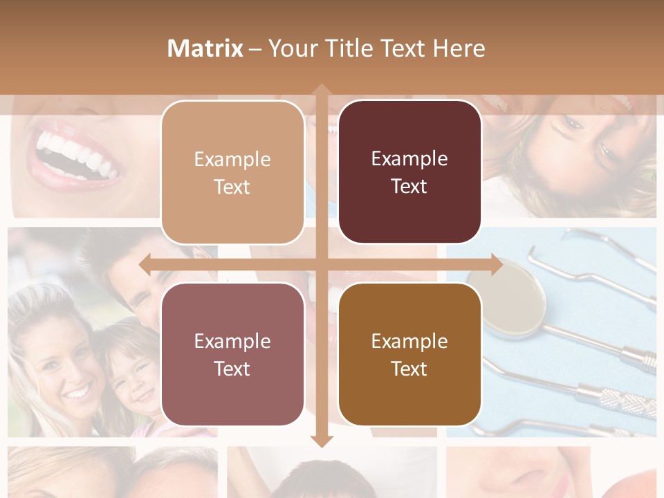 Boy Tooth Elderly PowerPoint Template