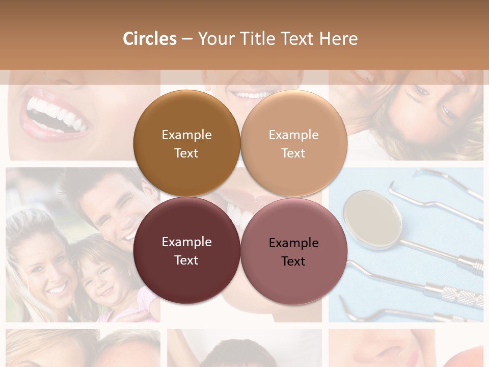 Boy Tooth Elderly PowerPoint Template